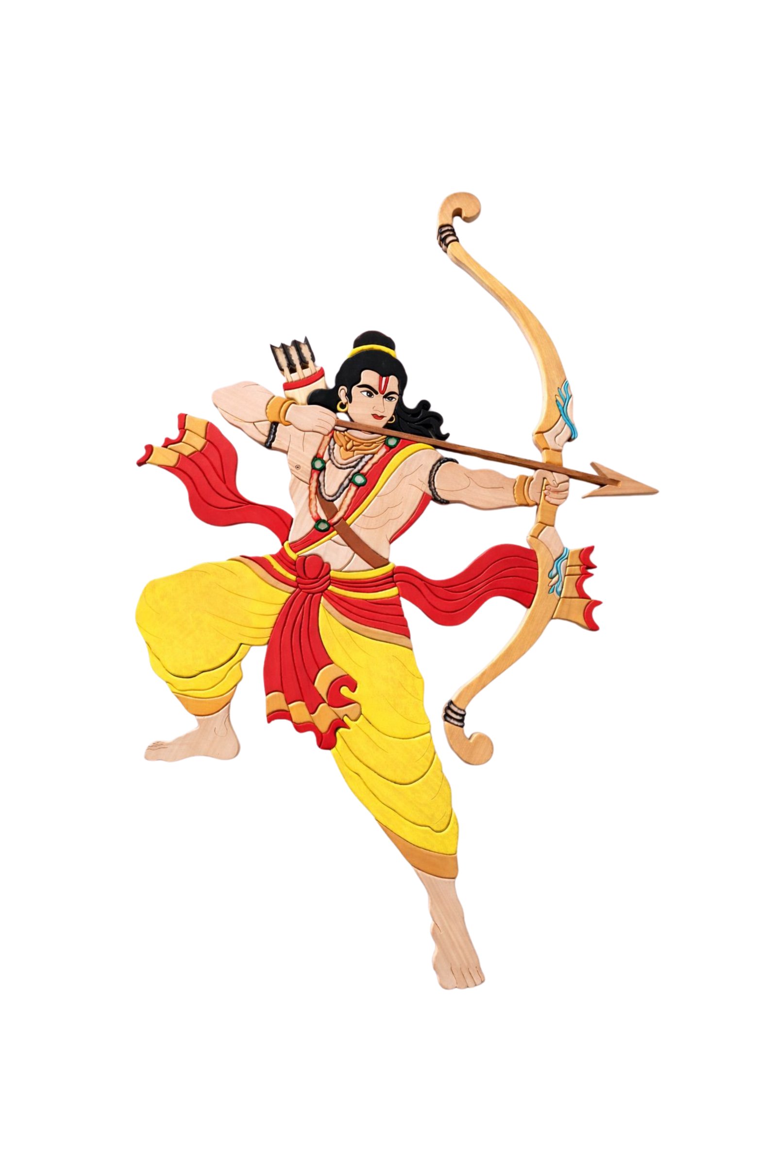 Lord Rama – Archer Wooden Wall Art