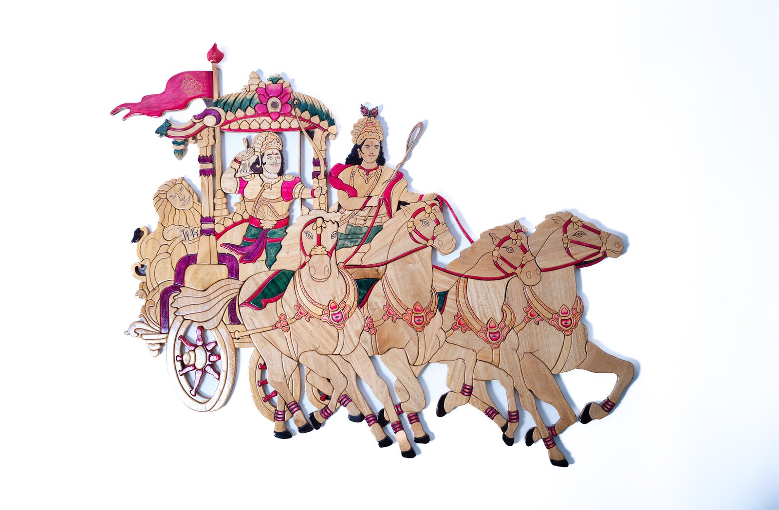 Sri Krishna Wooden Art