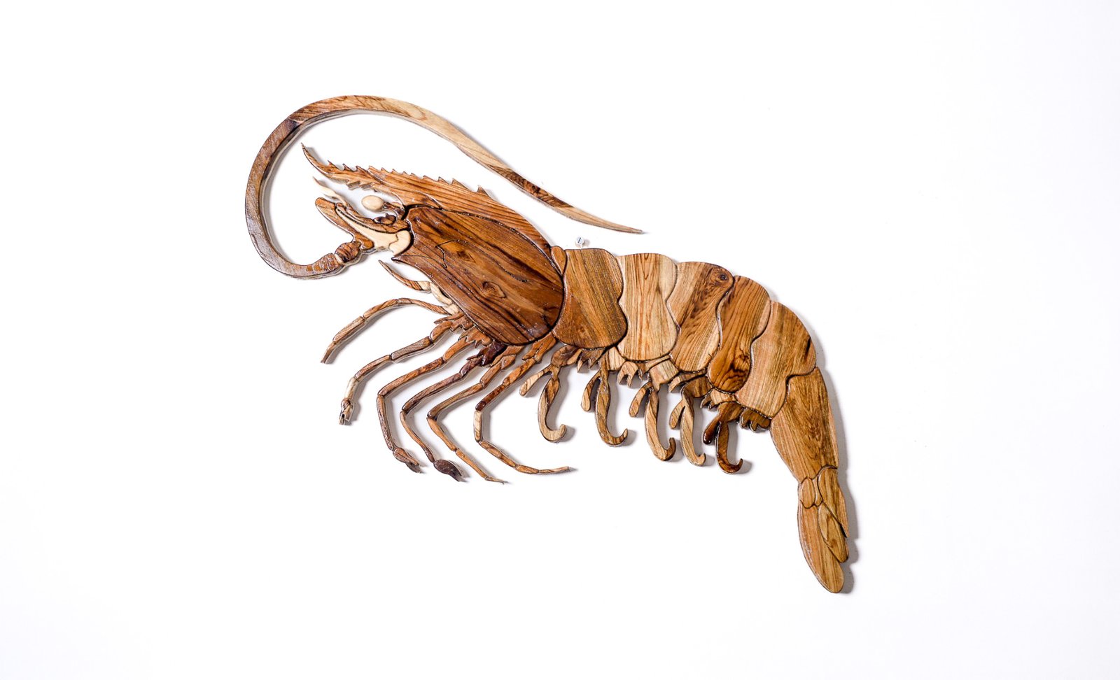 Wooden prawn