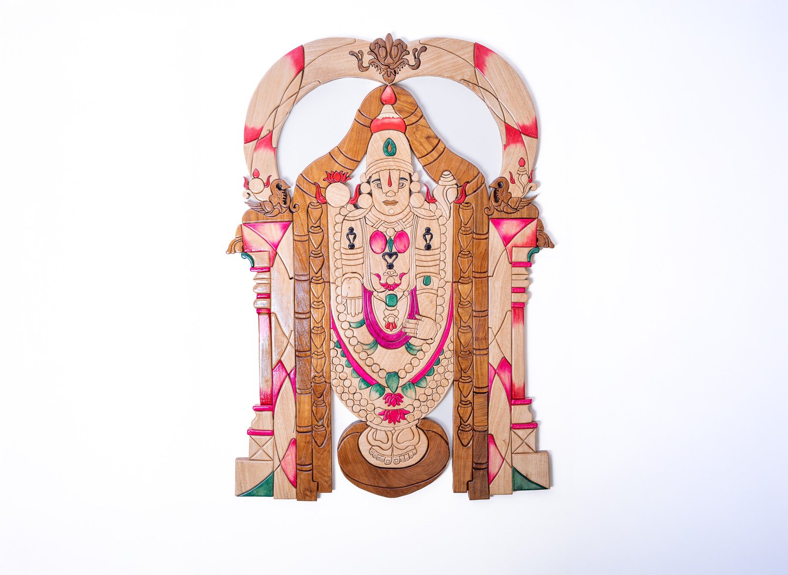 Lord Venkateswara Supreme - Royal Tirumala Deity Wooden Carving